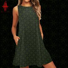 Load image into Gallery viewer, Kalo Asanoha Sleeveless Dress