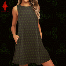 Load image into Gallery viewer, Loʻi Kalo Sleeveless Dress
